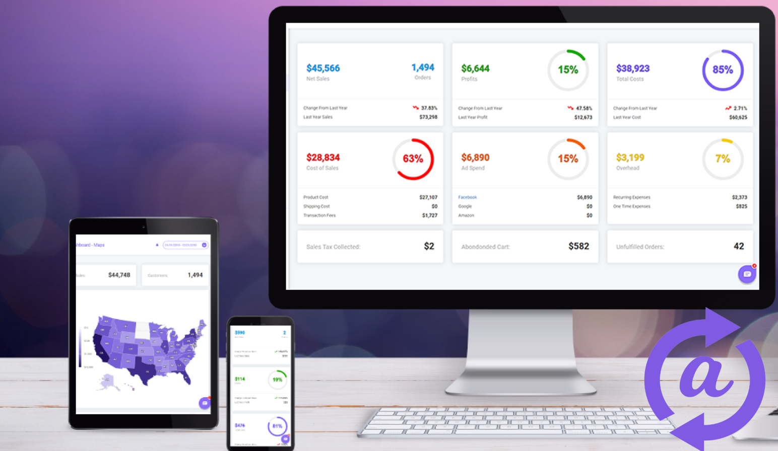 Promotional image for Accountify: Real Time Profit