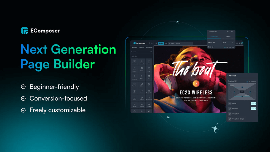 EComposer Landing Page Builder Cover Image