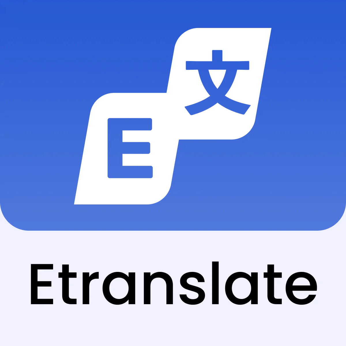 ETranslate Language Translate Logo