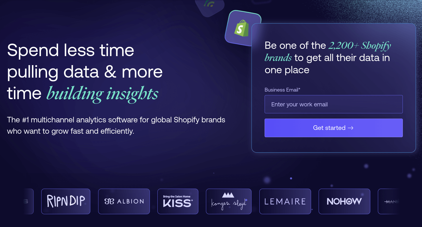 a web page with a purple background and a blue background