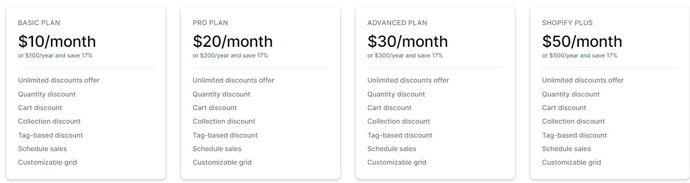VolumeBoost ‑ Volume Discounts Pricing Plans