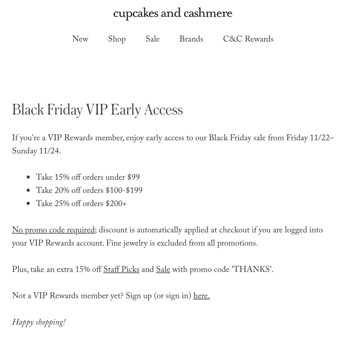 a black friday sale with a black friday offer