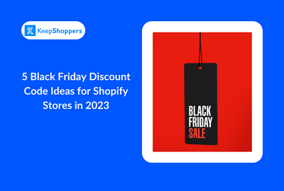 KeepShoppers blog cover image showcasing the blog title, KeepShoppers logo, and a stock image of a Black Friday sale tag