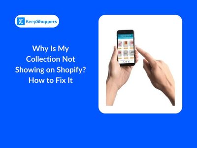 Shopify store owner using their cellphone to check Shopify collections