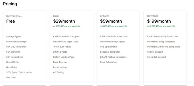 GemPages Review: Pricing, Features, Integrations & More!