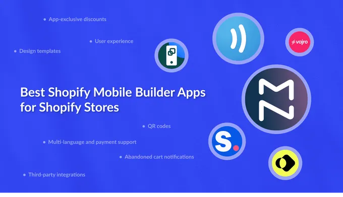 KeepShoppers cover images for the best Shopify mobile builder apps for Shopify stores
